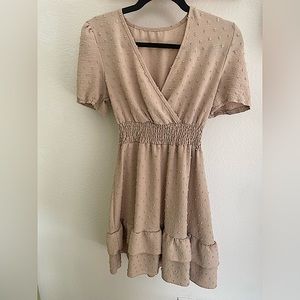 Cream/Beige dress. Size Small